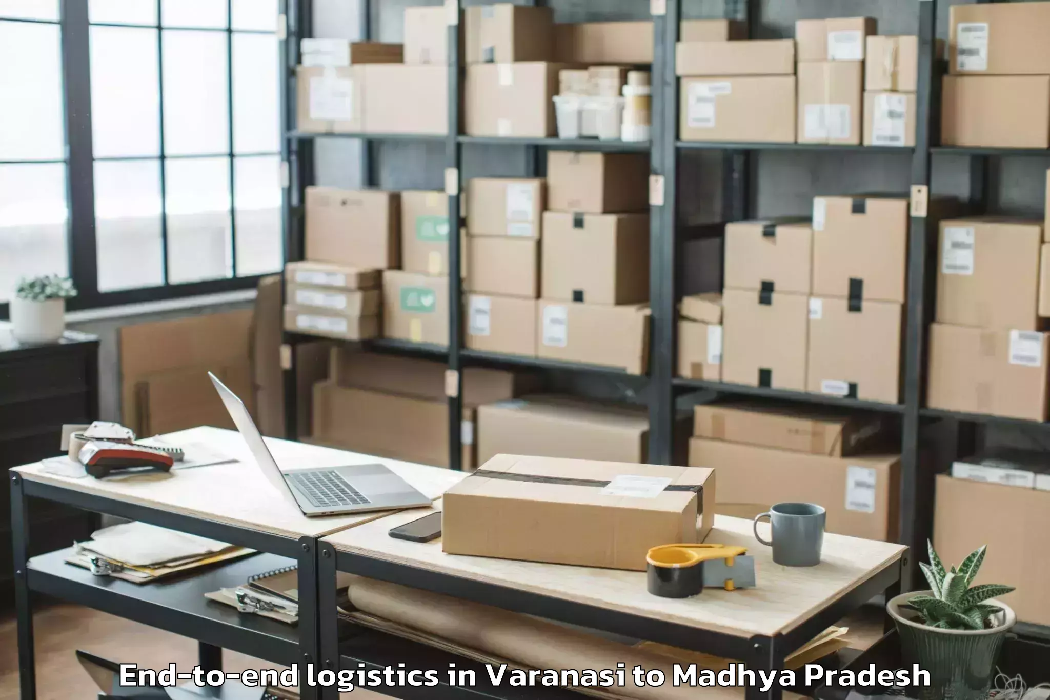 Book Varanasi to Iit Indore End To End Logistics Online